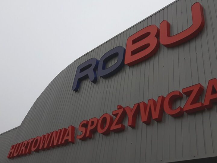 Litery blokowe dla Hurtowni Spożywczej RoBu – zdjęcie realizacji 4