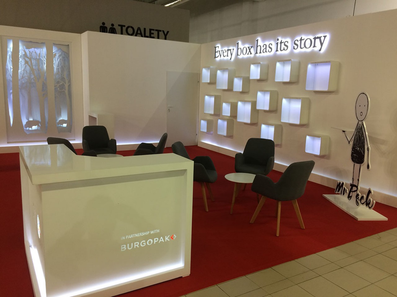 Stoisko targowe dla Pirells Innovative na Warsaw Pack