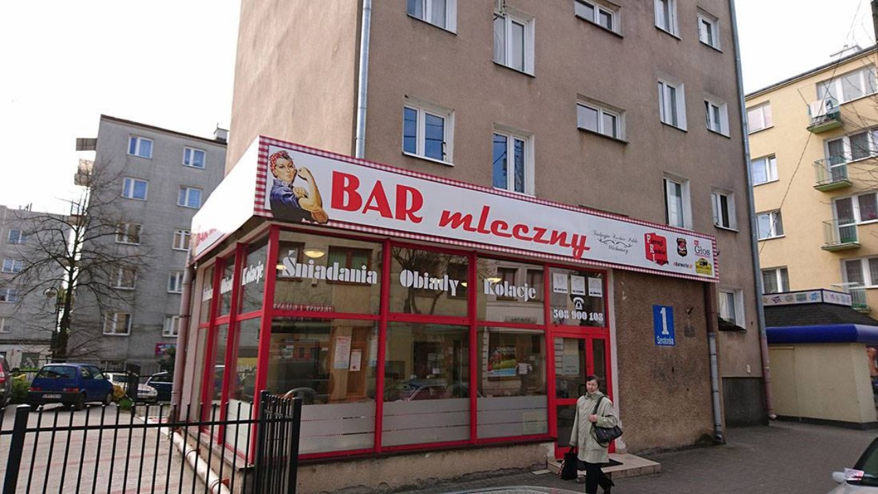 Szyld dla Baru Mlecznego w Garwolinie