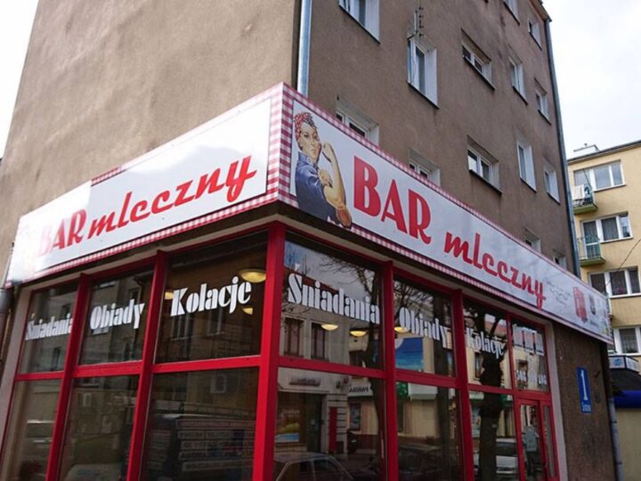Szyld dla Baru Mlecznego w Garwolinie