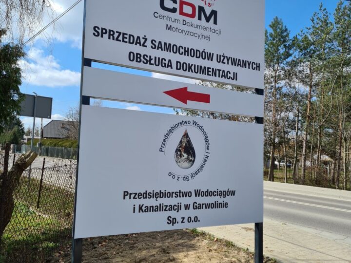 Szyldy, tablice i oznakowanie lokalu – realizacja 1