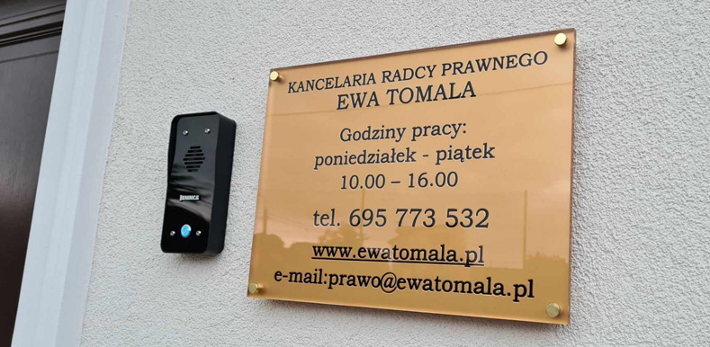 Nowoczesne szyldy firmowe #2