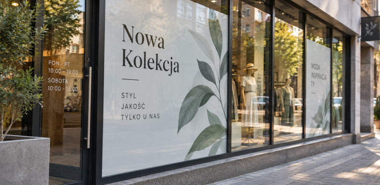 Ile kosztuje oklejenie witryny sklepowej?